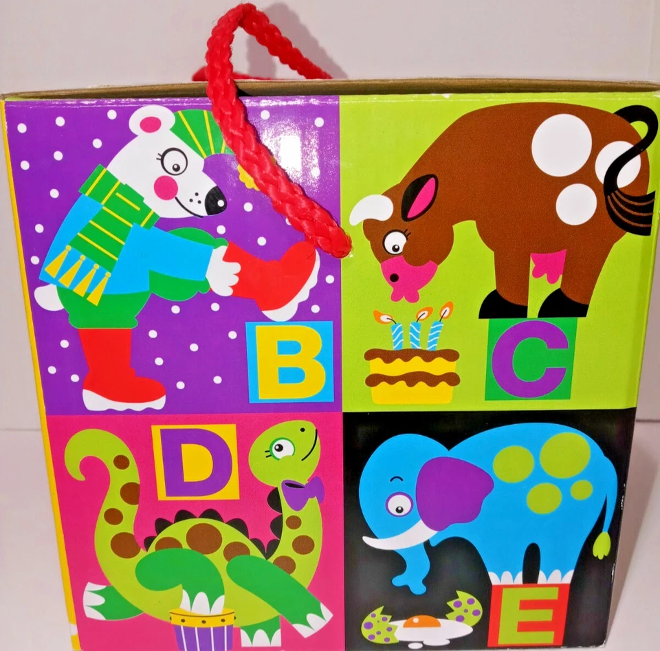 Melissa & Doug Alphabet Nesting & Stacking Blocks 10 Pcs 2+ Brightly Colored New - Image 2 of 4