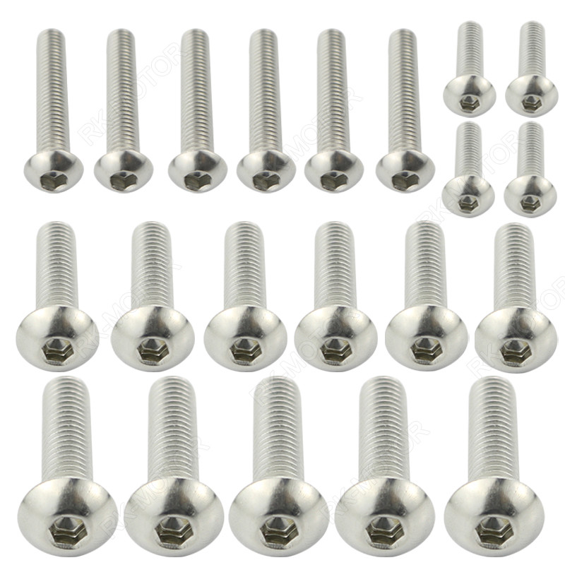 Complete Fairing Bolt Kit Bodywork Screws Fit For KAWASAKI ZX10R