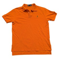 90s Ralph Lauren Solid Orange Polo Short Sleeve shirt