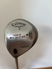 Callaway Great Big Bertha WarBird Titanium 7-Wood Golf Club Reg Flex Left Handed