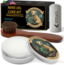 Mink Oil for Leather Boots, Leather Cleaner and Conditioner 3.53Oz, All-Natural