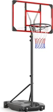 Kids Basketball Hoop Outdoor 4.82-8.53Ft Adjustable, Portable Basketball Hoops &