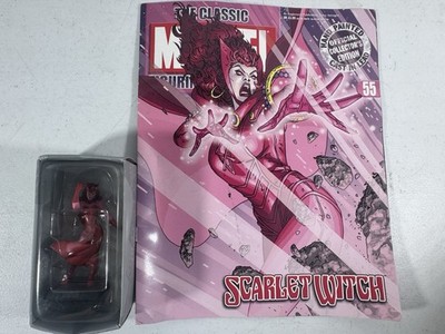 Eaglemoss Classic Marvel Collection 2007 Scarlet Witch Figurine #55 W/ Magazine