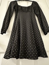 Lily Rose Little Black Dress Gold embellishments juniors XS Holiday Cocktail