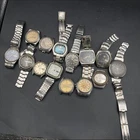 Lot of 15 Vintage Seiko Men’s Watches For Parts / Repair