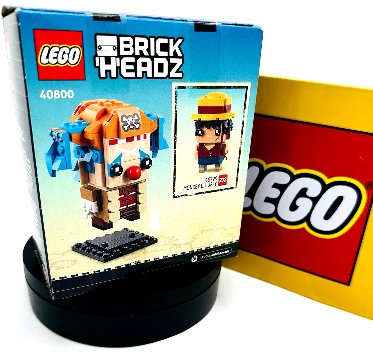 LEGO Brickheadz 40800 One Piece Buggy the Clown Figure (Netflix