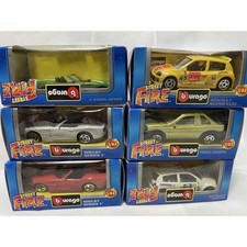 Burago Street Fire die-cast car set of 6With box, 85mm/car