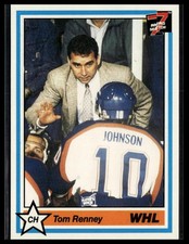 1990-91 7th Inning Sketch WHL #287 Tommy Renney Kamloops Blazers