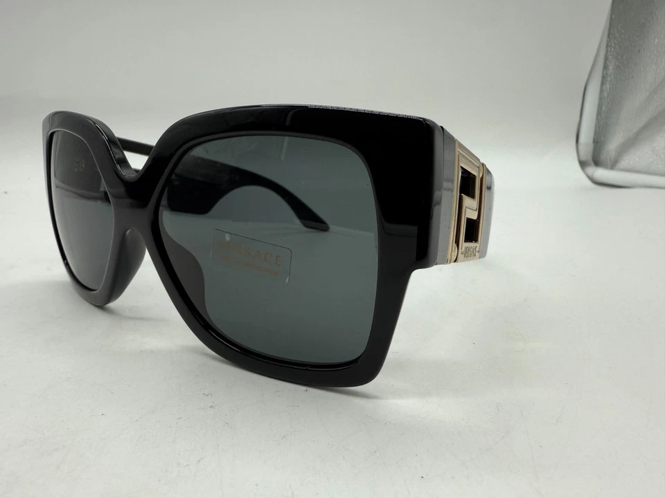 Gafas de sol para mujer VERSACE VE4402 GB1 87 negro gris oscuro 59 mm Foto 3 de 4