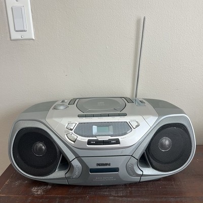 Philips AZ1030 CD Radio Cassette Boombox AM FM AS IS Parts Repair