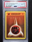 PSA 10 1st Edition Fighting Energy 97/102 - 1999 Base Set Thick Stamp Pokemon