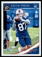 2018 Donruss Optic Austin Proehl #119 Rookie Buffalo Bills