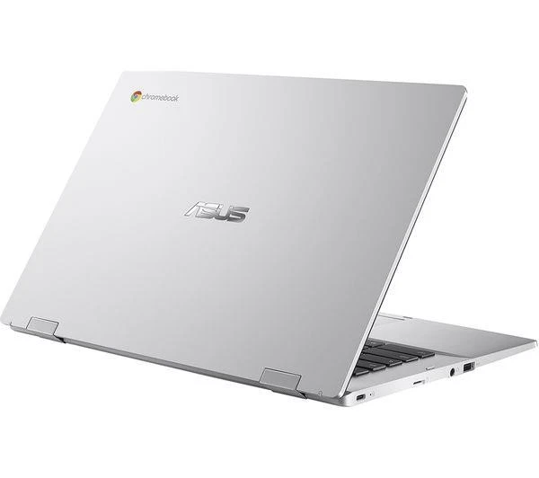 ASUS CX1 14" Chromebook Intel Celeron 4GB RAM 64 GB eMMC, Silver - Image 4 of 4