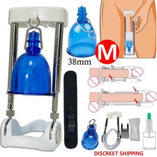 Male Super Penis Enlargement Extender Vacuum Stretcher Pump Hanger Bigger M-Size