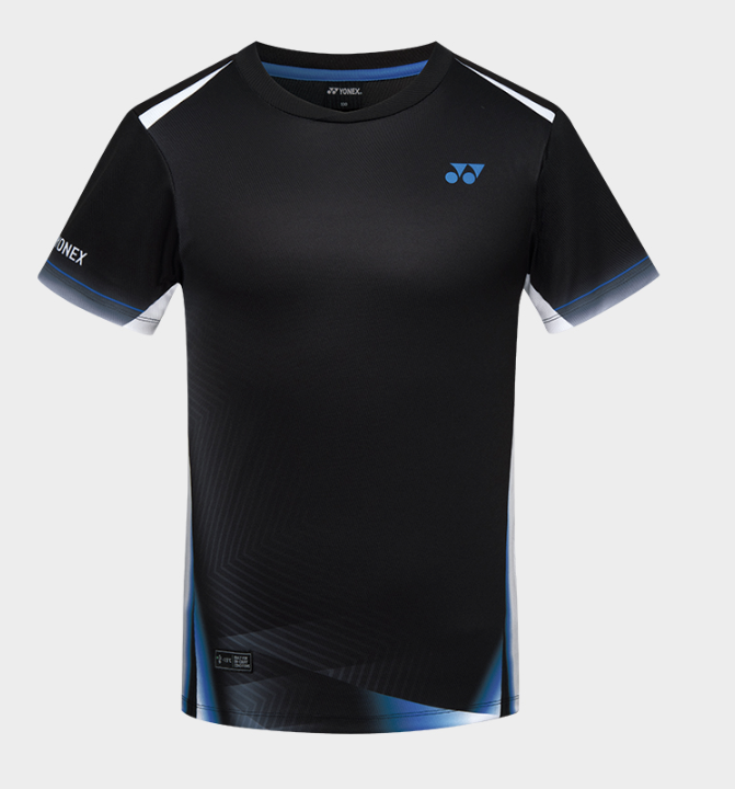 ウェア YONEX '25-'26 BADMINTON TEAM CHINA MODEL YONEX 26S/S Men's Badminton T-Shirts Sports Training Top Tee Black