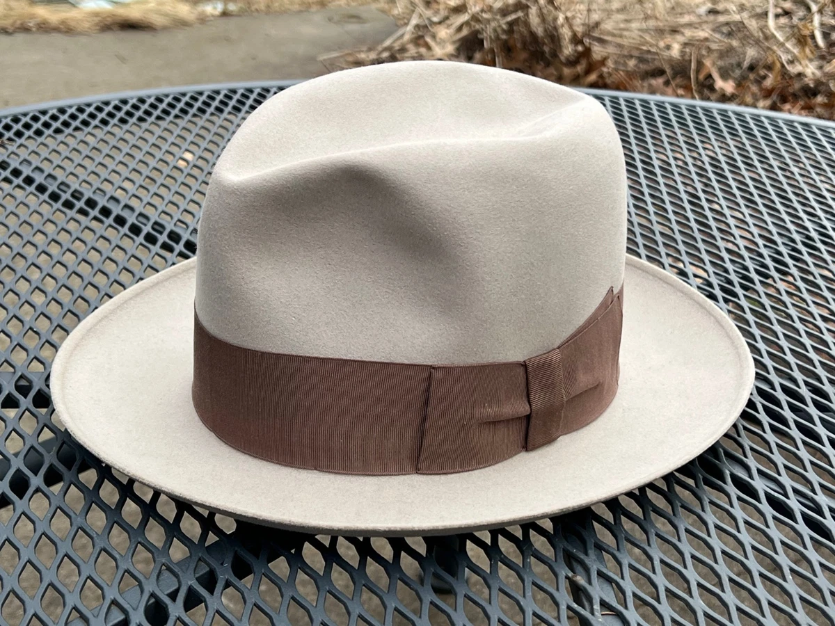 Borsalino Hat Fedora Vintage Unisex Houndstooth Grandpa Style Wool Academia Borsalino Fedora Vintage Hats for Men for sale | eBay main image 2