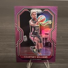 Courtney Williams 2021 WNBA Panini Prizm Purple Prizm 22/99