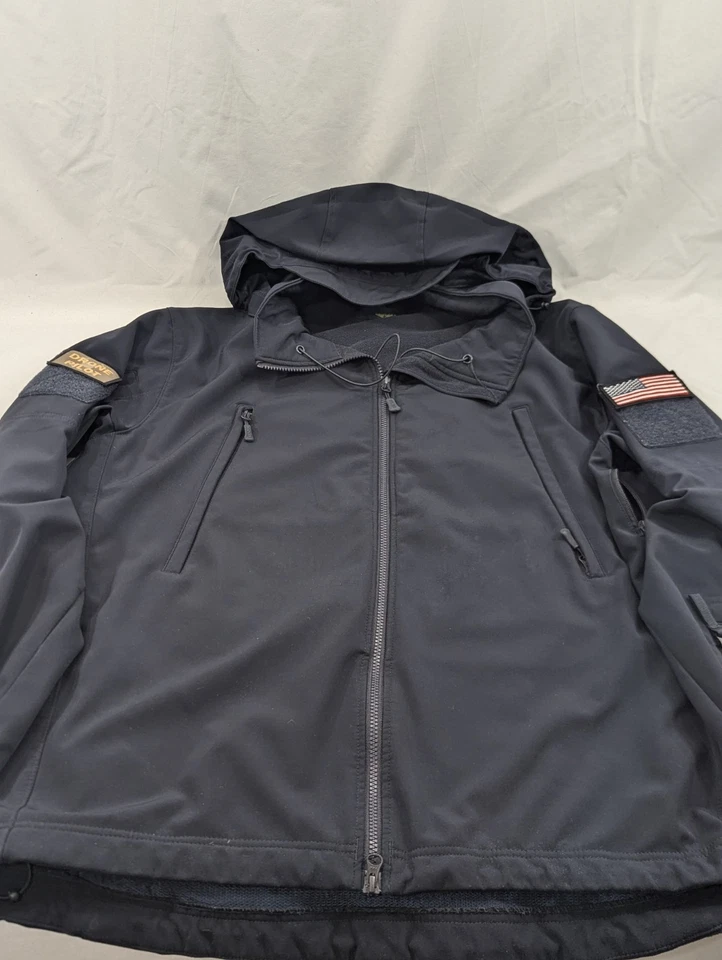 Condor Summit Jacket 3XL Navy Soft Shell Fleece Lined Hood Drone Pilot Patch - Image 3 of 4