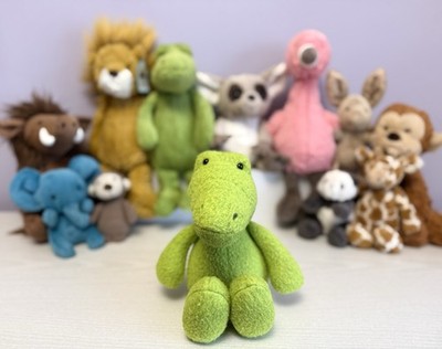 Jellycat Very Rare Retired Green Vivi Croc, Great Conditon, Original