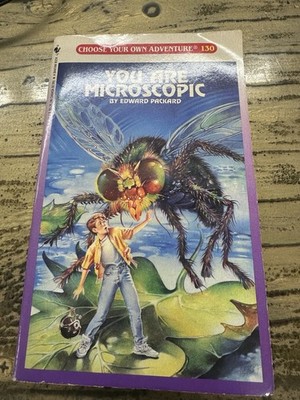 Choose Your Own Adventure YOU ARE MICROSCOPIC vintage CYOA Edward Packard Rare
