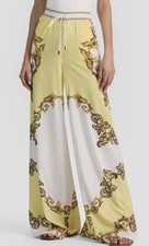 Alice + Olivia Ojai Print Palazzo Pants Golden Coast Size - S