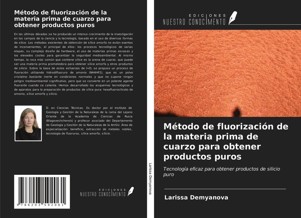 Larissa Demyanova | MéTodo De FluorizacióN De La Materia Prima De Cuarzo Para...-image
