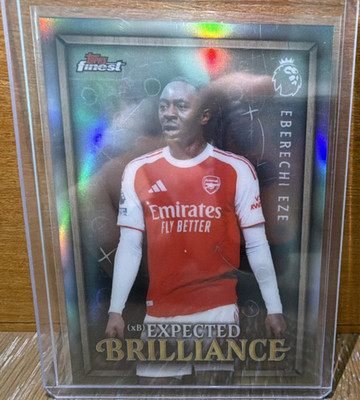 Topps Finest Premier League 2026 Eberechi Eze Arsenal Expected Brilliance XB-3