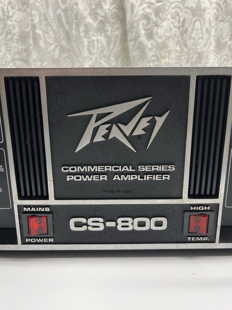Peavy CS-800 Commercial Series Power Amplifier, 800W (400W@4 Ohm