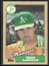 1987 Topps Tony LaRussa Oakland Athletics #68