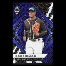 Manny Machado #24 2021 Panini Chronicles Phoenix Blue San Diego Padres Baseball