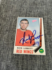 NICK LIBBETT 1969-70 TOPPS AUTOGRAPH CARD
