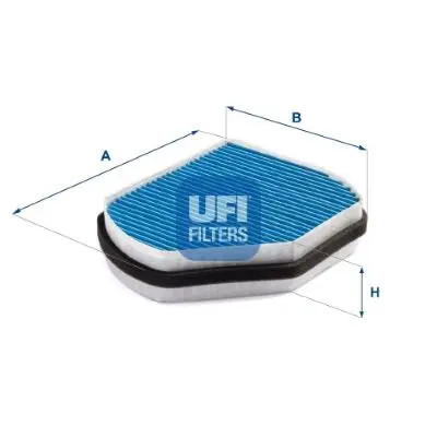 Filtro abitacolo con effetto antibatterico 34.270.00 UFI per MERCEDES-BENZ