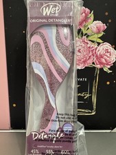 Wet Brush Detangler Glitter Vortex Pink