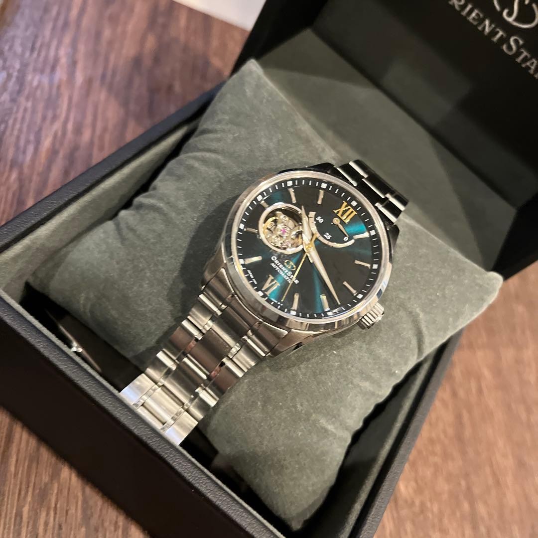 Orient Star Automatic Skeleton Watch Men Black Gr… - image 3