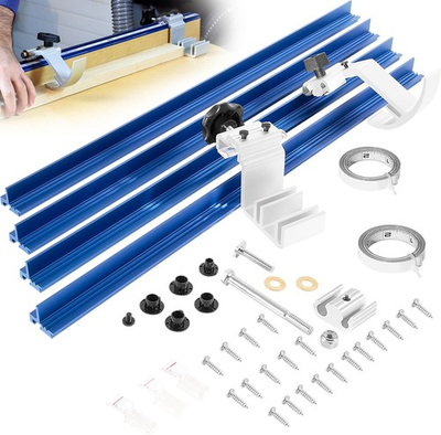 #ad #ad KMS8000 Aluminum Precision Trak and Stops Kit Precise Repeatable Cutting Woods $145.99