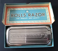 Vintage Rolls Razor, Viscount Model, With Box & Papers