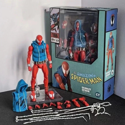 CT Toys MAFEX #186 Spider-Man Scarlet Spider Comic Version 6