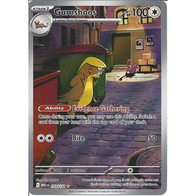 153/132 Gumshoos: Illustration Rare Karte: Mega Evolution: Pokemon TCG