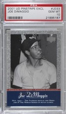2001 Upper Deck Pinstripe Exclusives Joe DiMaggio #JD33 PSA 10 GEM MT HOF 0hy6
