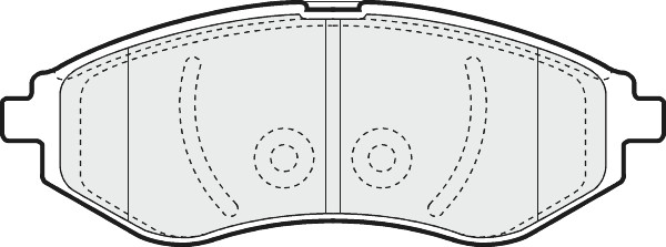 Brake Pads Set fits CHEVROLET KALOS T200, T25 1.4 Front 2003 on Proformer