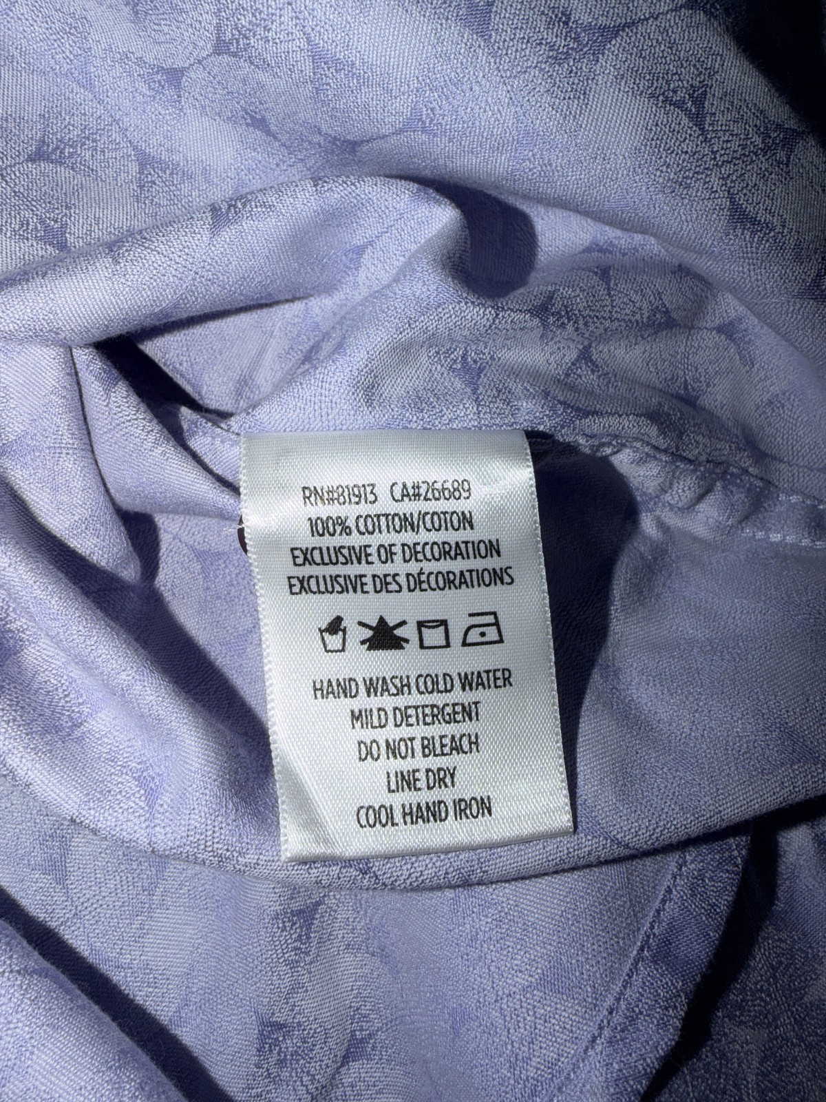 Robert Graham Purple Patterned Button-Up Shirt Fl… - image 8