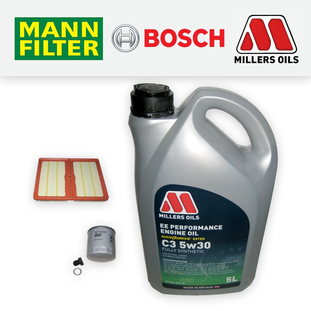 SERVICE KIT for VW CADDY SA 1.0 TSI OIL AIR FILTER +EE NANO 5w30 OIL (2015-2020)