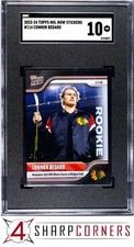 2023 TOPPS NOW NHL STICKERS #114 CONNOR BEDARD RC SGC 10