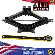 2 Ton ,3 Ton Scissor Jack Handle Crank Wheel Lug Wrench Tool Kit Car Garage Tire