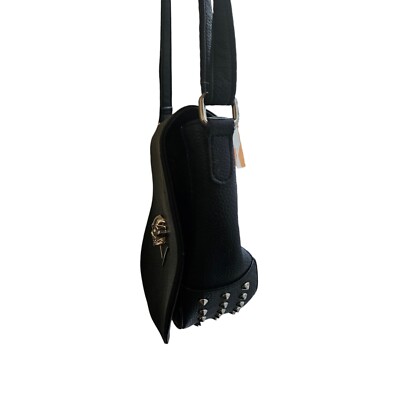 Rare Lux de Ville Elvira Mistress of the Dark BLACK Small Saddle