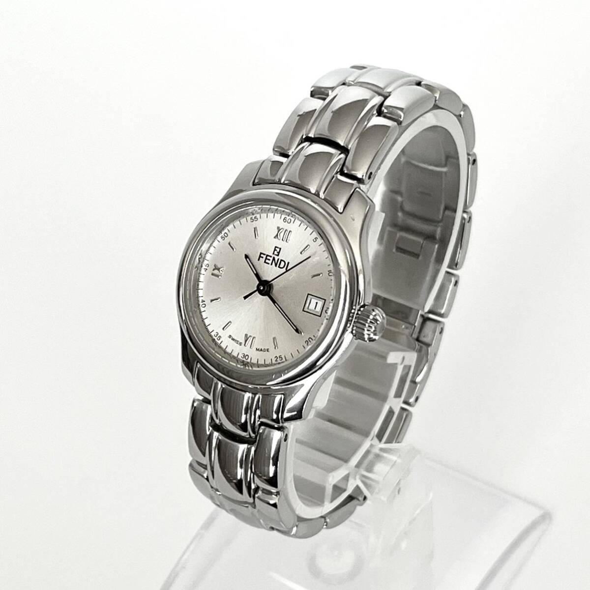 Fendi 210L Ladies Watch Battery Silver Dial S1705 Auth | eBay Fendi 210L Ladies Watch Battery Silver Dial S1705 Auth | eBay