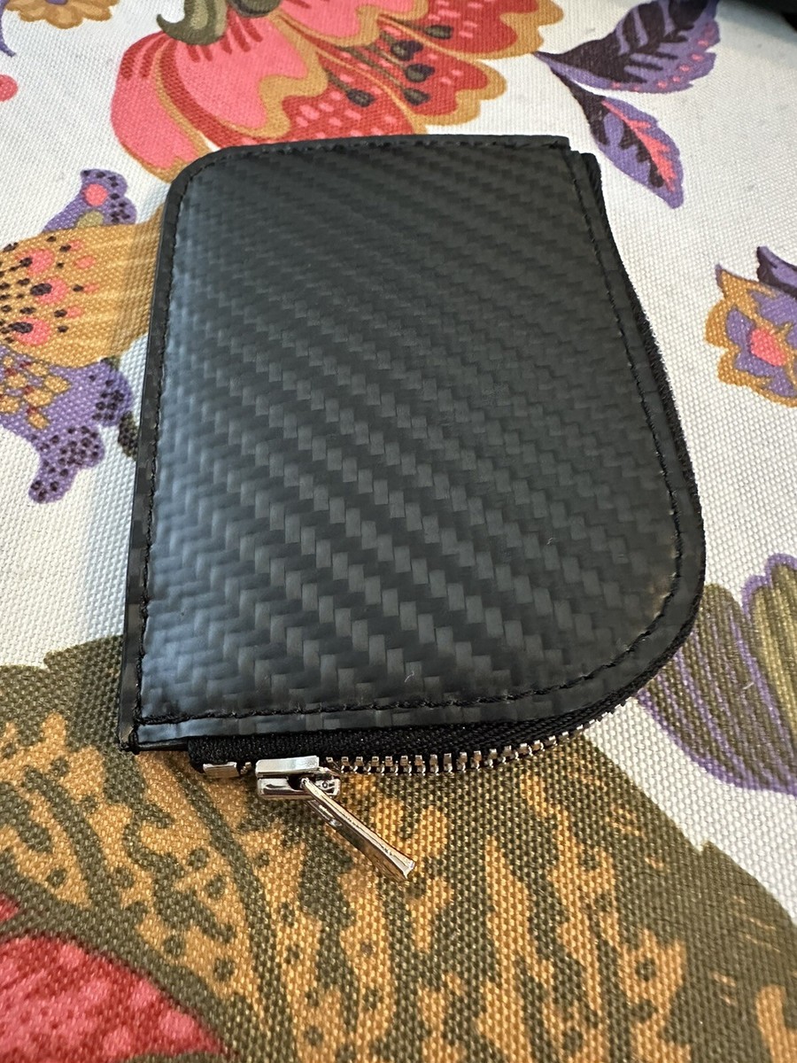 hide k 1896 RFID Leather Compact Zipper Wallet | eBay