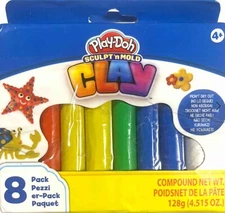 Play-Doh Sculpt 'n Mold Clay 8-Pack – Non-Drying Modeling Compound