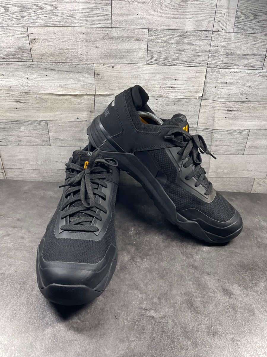 Caterpillar CAT Sneakers Men Wide Shoes Bolt Alloy Toe Black Work  Comfort