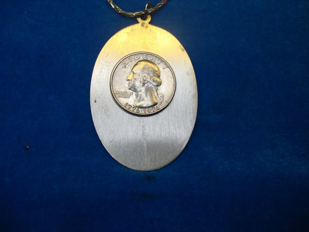 INTERNATIONAL STERLING (SILVER) LOVER'S PENDANT W/20" STERLING CHAIN - VERY NICE View 5